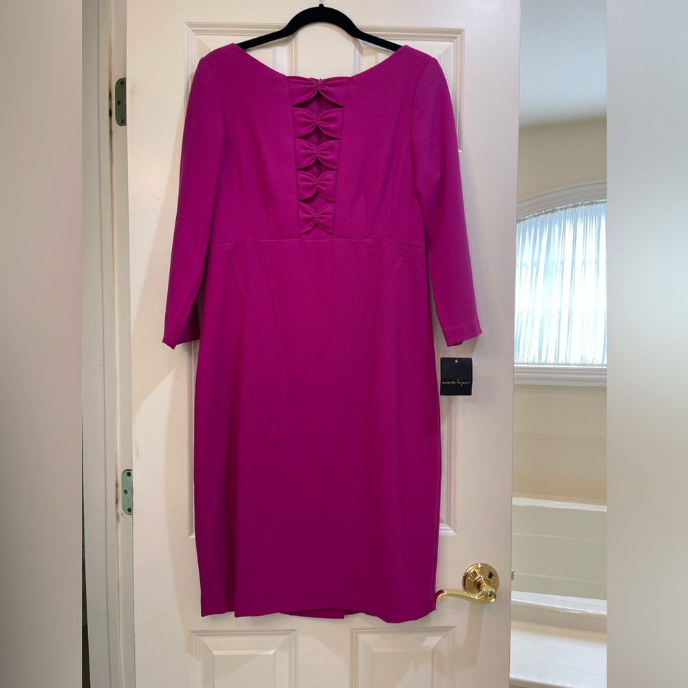 NWT Nanette Lepore “On my Mind” Amethyst Midi Dress Size 10